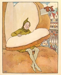 Illustration aus Die goldene Gans
